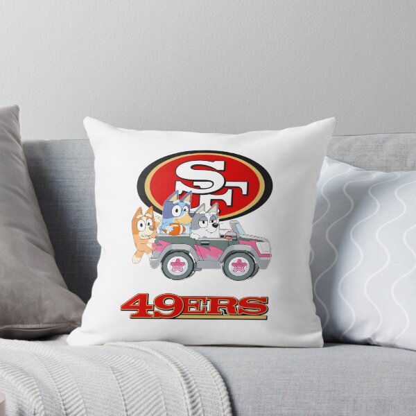 Item preview, Bluey 49ers NFL Fan designed and sold by Kleinpixel.