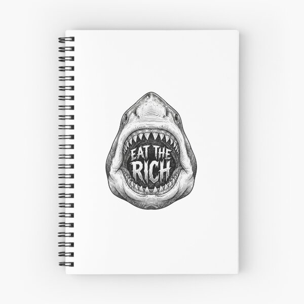 Item preview, Eat The Rich Shark Anticapitalist Quote    designed and sold by Owcomm.