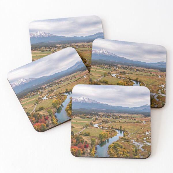 Item preview, Autumn River Beneath Rocky Peaks designed and sold by amusefullife.