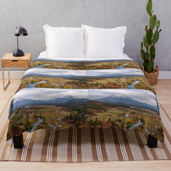 Item preview, Autumn River Beneath Rocky Peaks designed and sold by amusefullife.