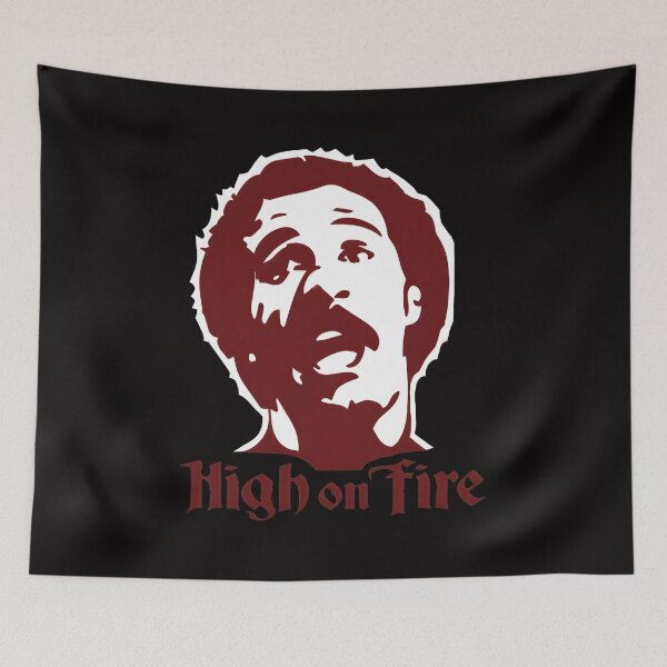 Item preview, High on Fire Stencil Face  designed and sold by Thecreepofc.