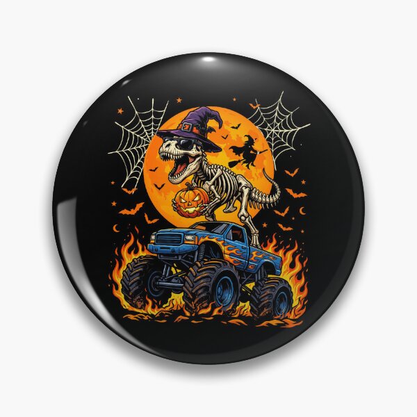 Item preview, Monster Truck T Rex Skeleton Halloween Adventure designed and sold by nryum.