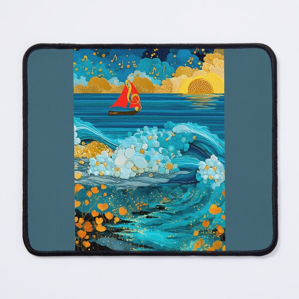 Item preview, THE BEAUTIFUL SOUND OF THE SEA IS MUSIC TO THE EARS designed and sold by Tammera.