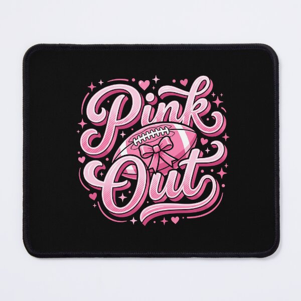 Item preview, Pink Out Typographie Cursive Football Ruban designed and sold by MizoX7.