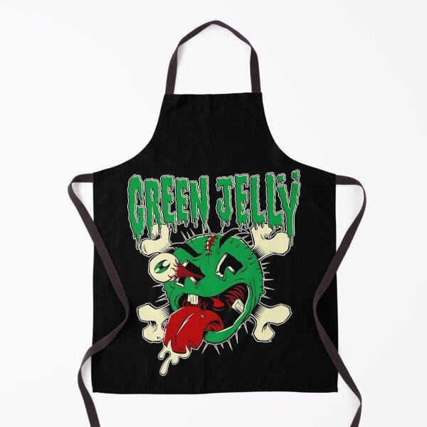 Item preview, Slime Green Monster Face Crossbones designed and sold by SylvieCourt.