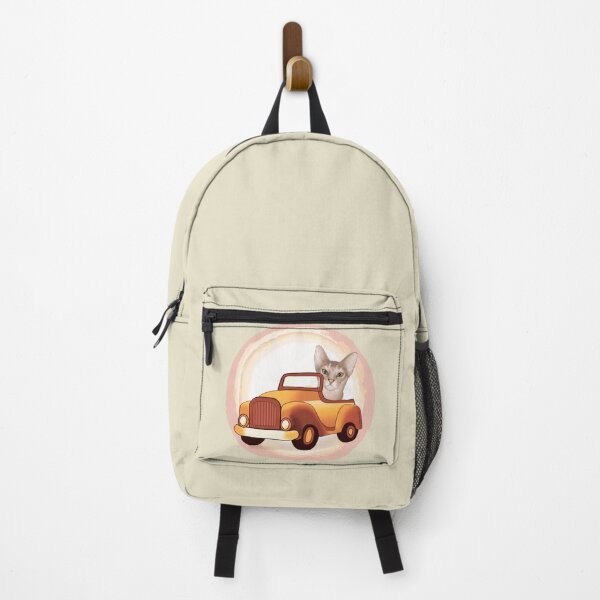 Item preview, Gato abisinio conduciendo un coche designed and sold by artmuvz.