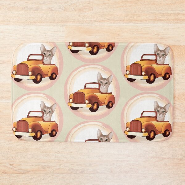 Item preview, Abyssinian Cat driving car designed and sold by artmuvz.