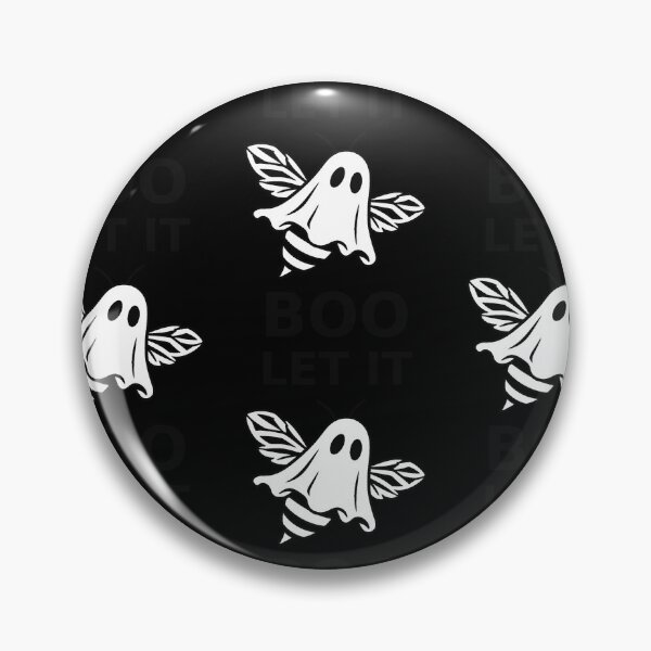 Item preview, Let It Boo Funny Ghost Bee Spooky Halloween Pun Cute Minimalist Graphic designed and sold by lionSutuShop.