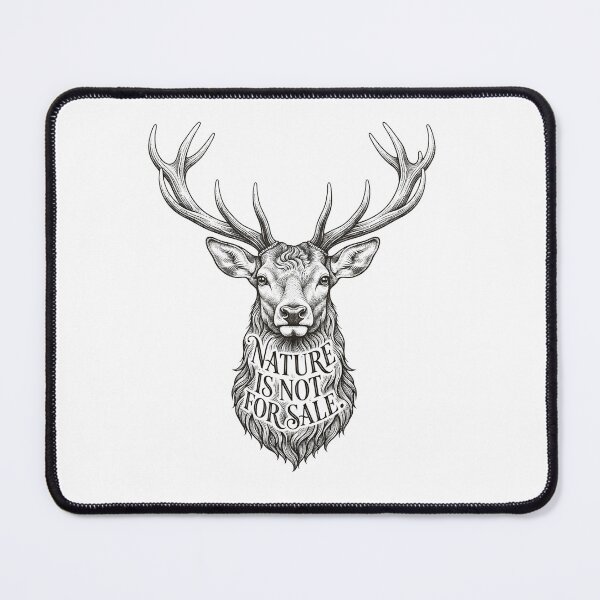 Item preview, Nature Is Not For Sale Deer Head designed and sold by Owcomm.