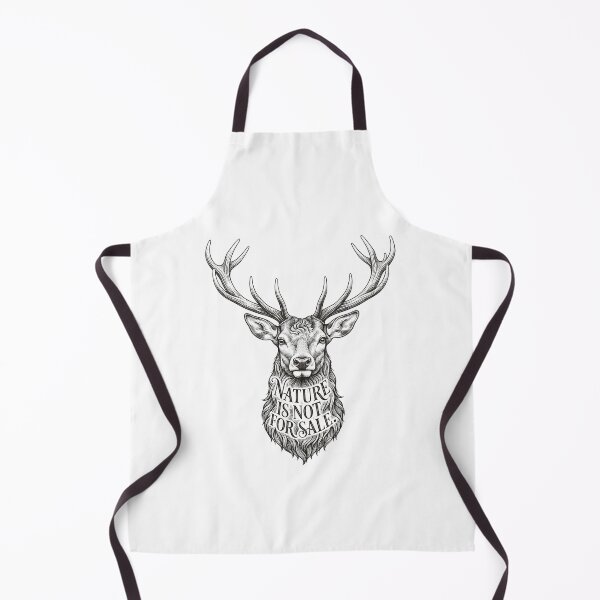 Item preview, Nature Is Not For Sale Deer Head designed and sold by Owcomm.