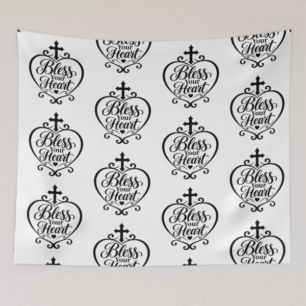 Item preview, bless your heart cross love designed and sold by OCD_JESSICA.