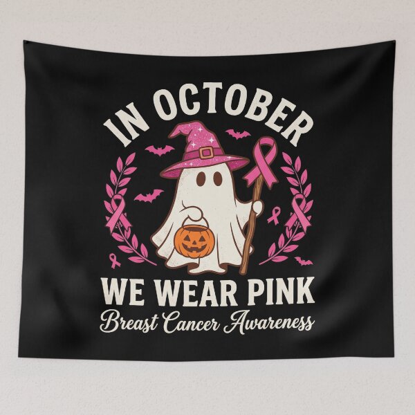 Item preview, In October We Wear Pink Sorcière Lune Rose Reflet designed and sold by MizoX7.