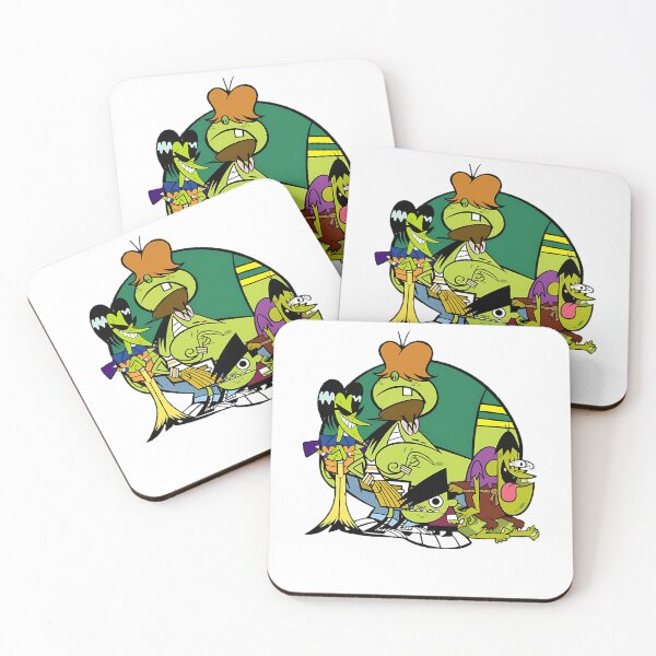 Item preview, Green Gang Cartoon Characters Circle Backdrop designed and sold by SylvieCourt.