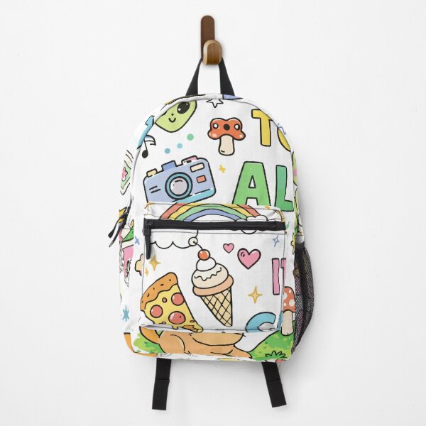 Item preview, It's Cool To Be Alive Rainbow Doodles Poster designed and sold by Matinez Pink.
