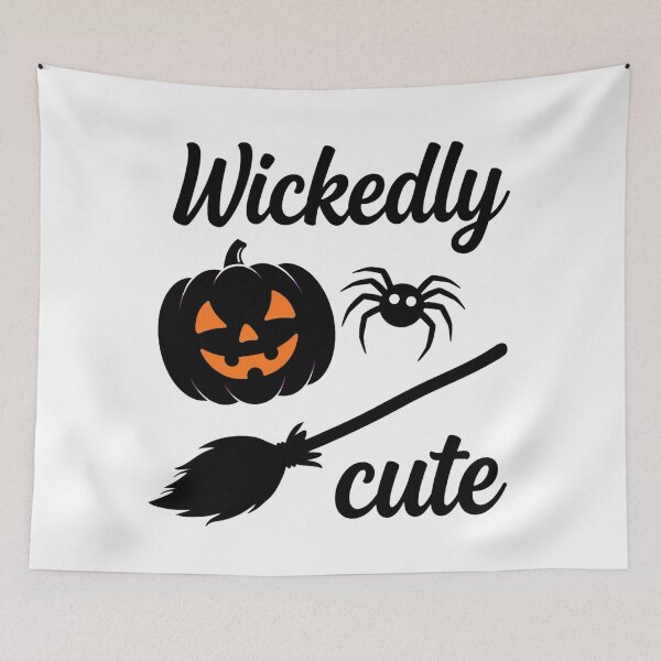 Item preview, Wickedly Cute Pumpkin Spider Broom Halloween designed and sold by Custom Crest.
