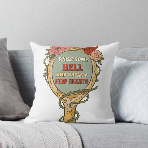 Item preview, Raise Some Hell Mirror & Roses Poster designed and sold by Matinez Pink.