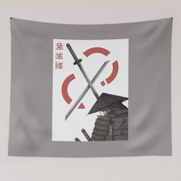 Item preview, Dark Samurai Warrior Katana Assassin Red Sun-21 designed and sold by PaulMedrzy.