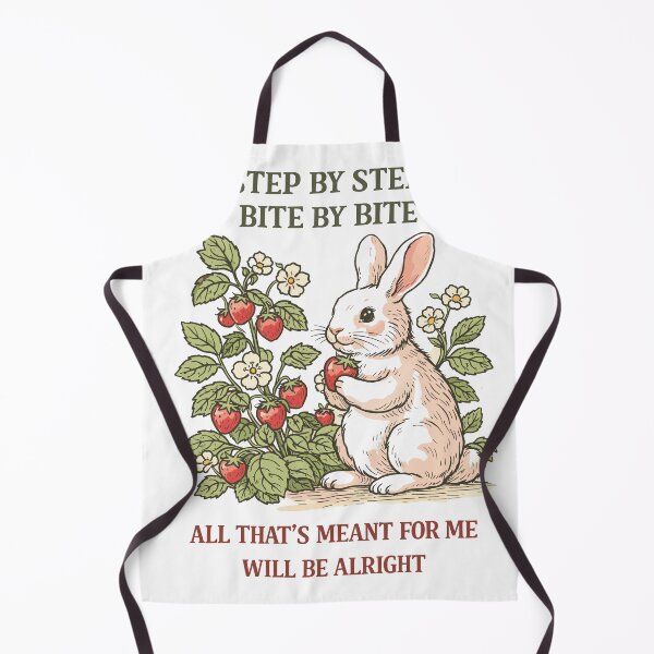 Item preview, Step By Step Bite By Bite Bunny Poster designed and sold by Matinez Pink.
