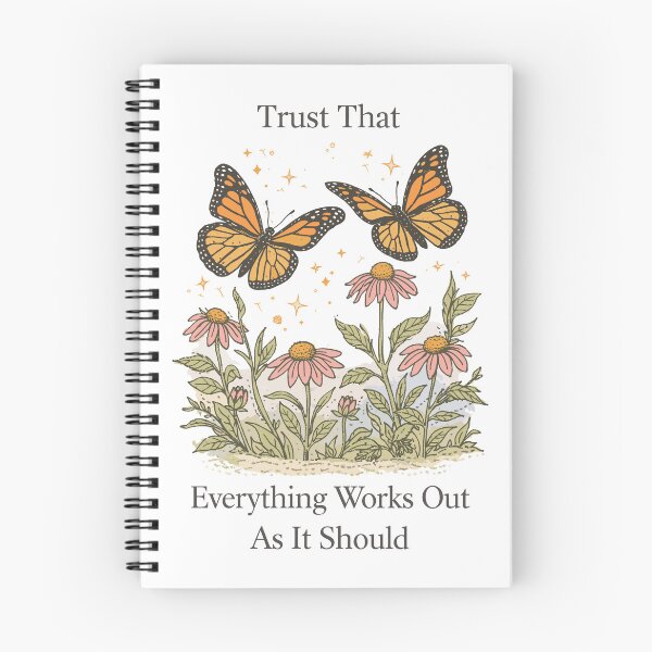 Item preview, Trust That Everything Works Out Butterflies Poster designed and sold by Matinez Pink.