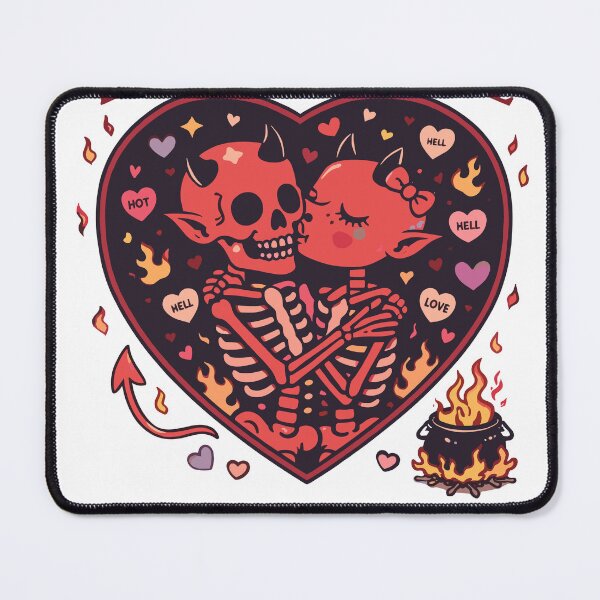 Item preview, Damned Romance Skeleton Kiss Poster designed and sold by Matinez Pink.