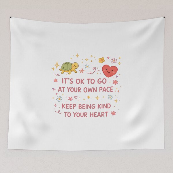 Item preview, Go At Your Own Pace Turtle Poster designed and sold by Matinez Pink.