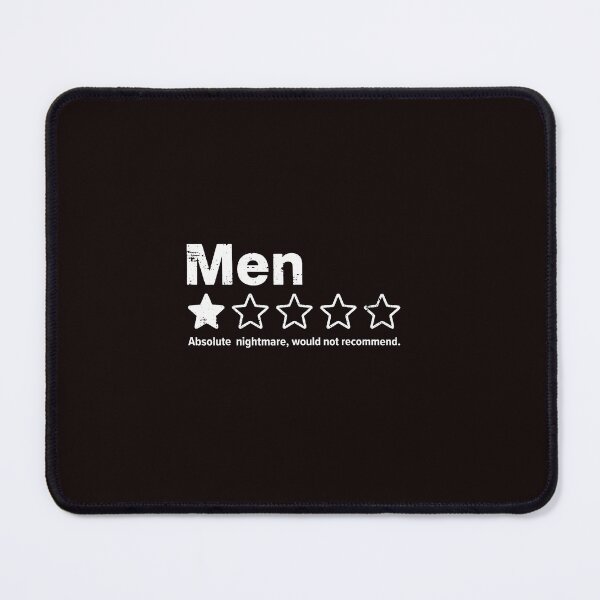 Item preview, Men One Star Review Absolute Nightmare Funny Humor designed and sold by ImeldaSparks.