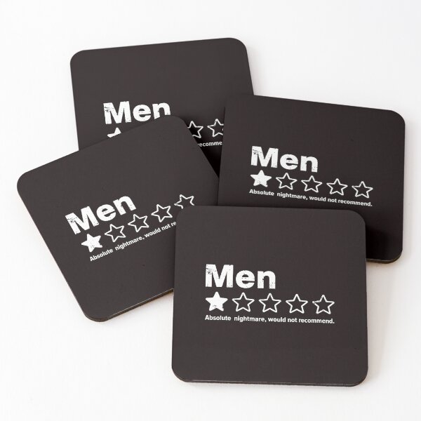 Item preview, Men One Star Review Absolute Nightmare Funny Humor designed and sold by ImeldaSparks.
