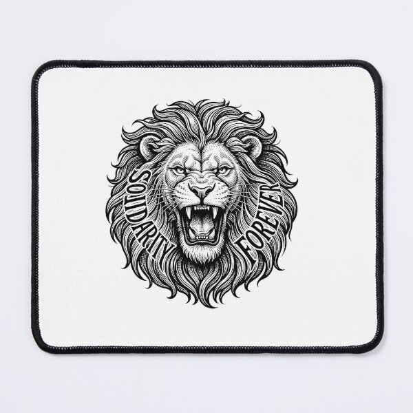 Item preview, Solidarity Forever Lion Anti Capitalist Socialist Quote designed and sold by Owcomm.