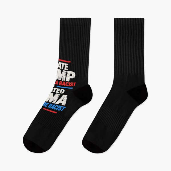 Item preview, We Hate Trump Because He's A Racist You Hated Obama Because You're Racist designed and sold by To101ARt.