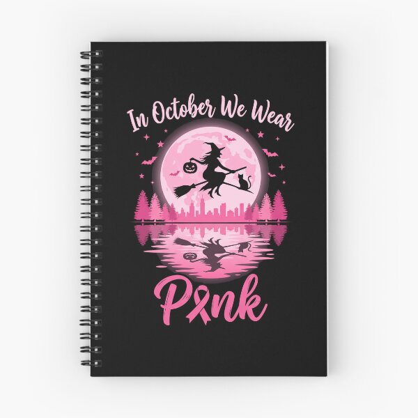 Aperçu de l'œuvre En octobre on porte du rose Sorcière Lune Rose Reflet créée et vendue par MizoX7.