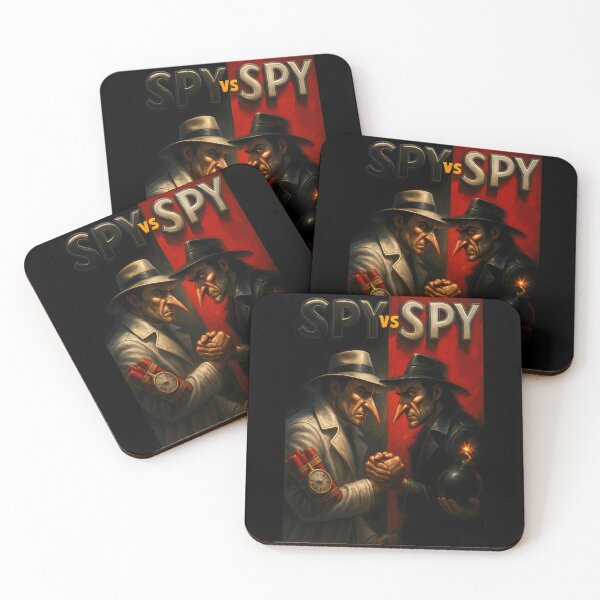Item preview, Two Secret Agents In Fedora Hats designed and sold by JoliePouliotte.