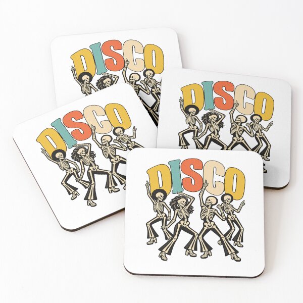 Item preview, Disco Skeletons Dancing 70s Retro Vintage Groovy Spooky Halloween Graphic designed and sold by ZaDonShop.