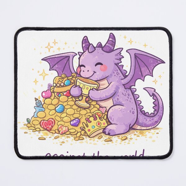 Item preview, Me And My Treasures Dragon Poster designed and sold by Matinez Pink.