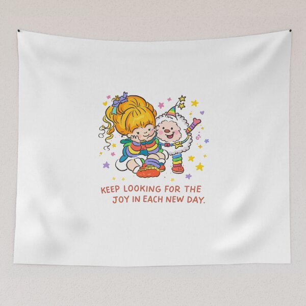 Item preview, Keep Looking For The Joy Rainbow Character Poster designed and sold by Matinez Pink.