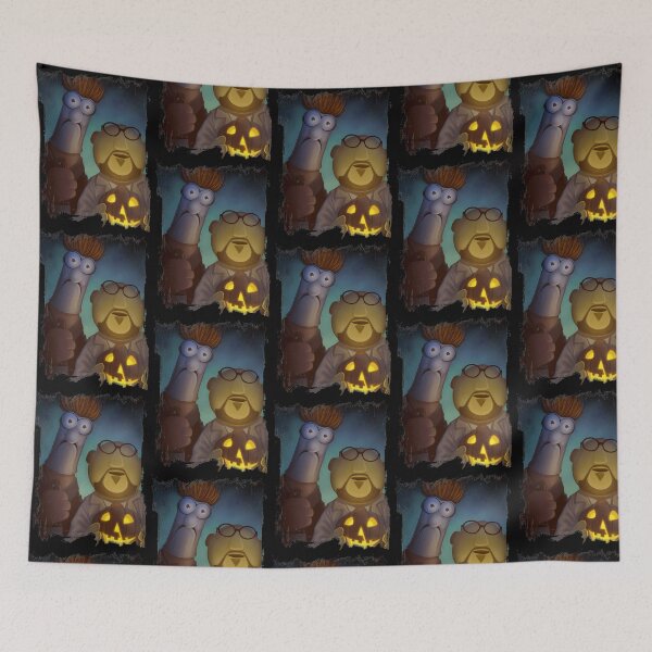 Item preview, Funny Lab Scientists Carving Halloween Pumpkin Poster designed and sold by MarioELindeman.