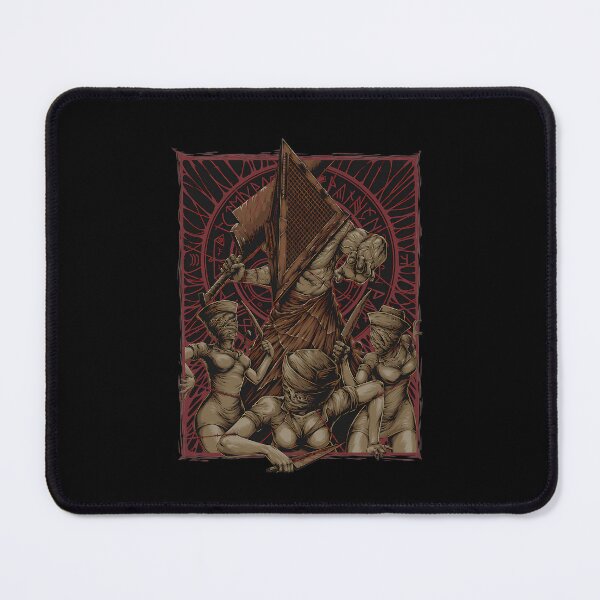 Item preview, Geometric Head Executioner And Creepy Nurses Illustration designed and sold by MarioELindeman.