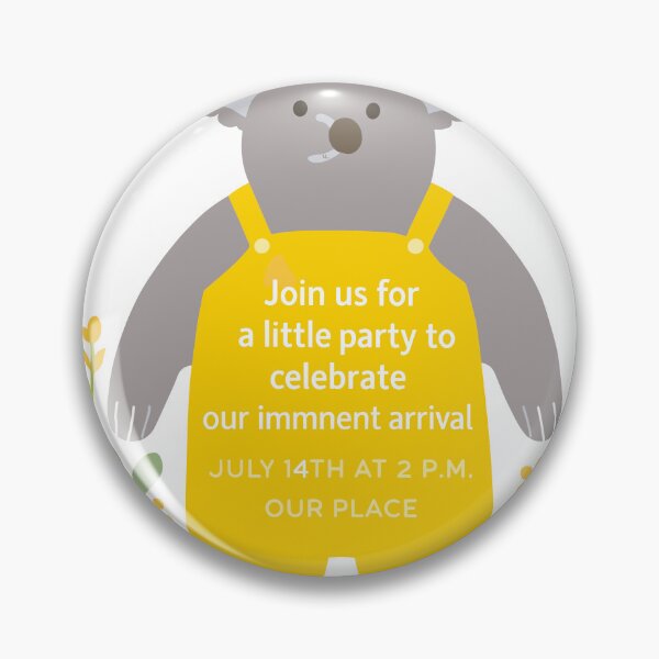 Item preview, Baby Shower Koala Invitation Poster designed and sold by Matinez Pink.