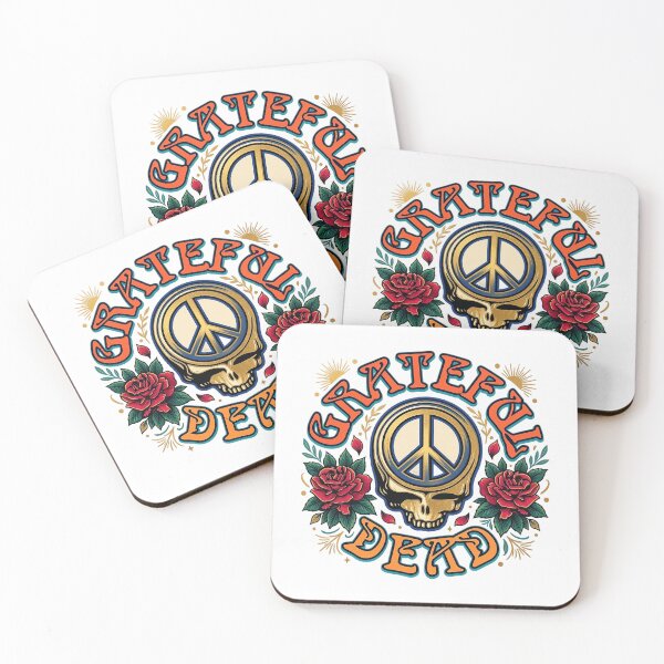 Item preview, Grateful Dead Peace Roses Design designed and sold by EarthToEverlas.
