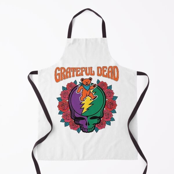 Item preview, Grateful Dead Lightning Skull Roses Circle designed and sold by EarthToEverlas.