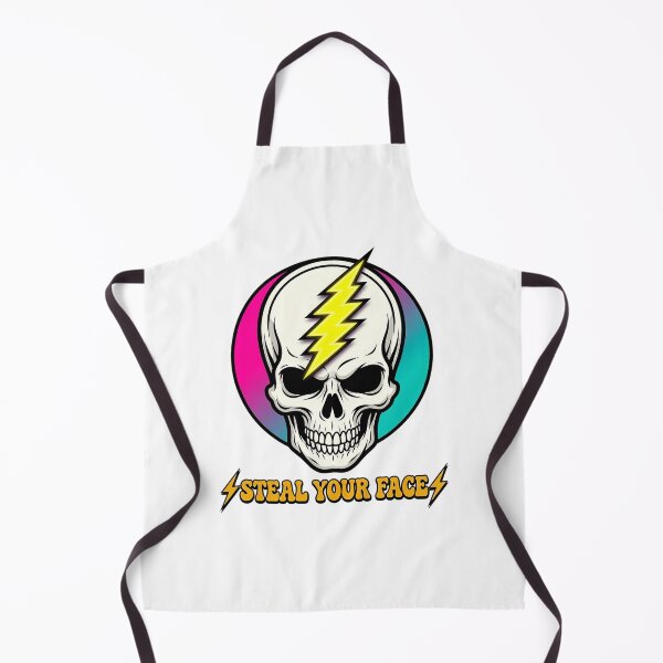 Item preview, Steal Your Face Pink Lightning Skull designed and sold by EarthToEverlas.