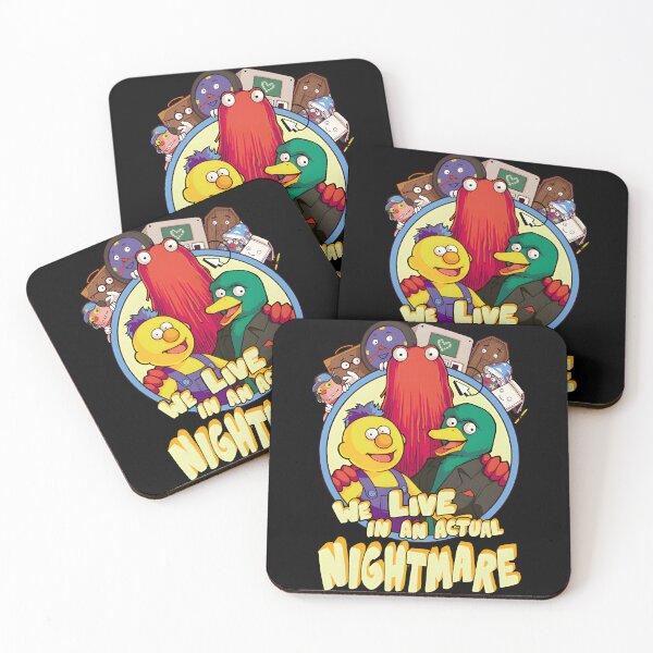 Item preview, Don't Hug Me I'm Scared "We Live In An Actual Nightmare" Meme designed and sold by Krishmarakris.