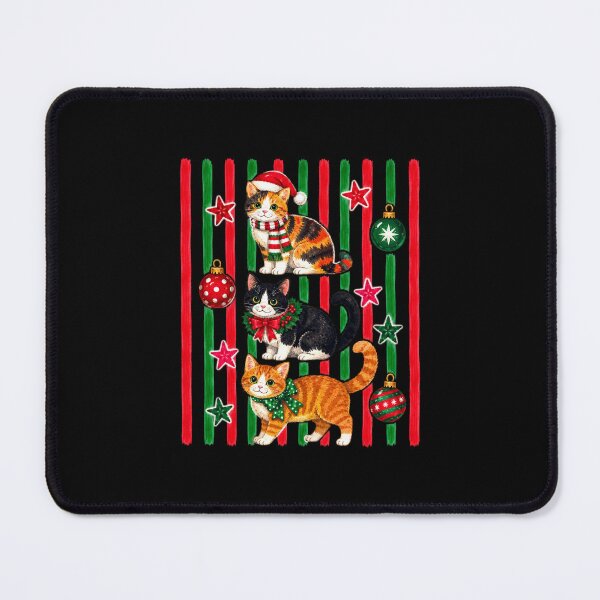 Item preview, Three Festive Cats designed and sold by NguboNorento.