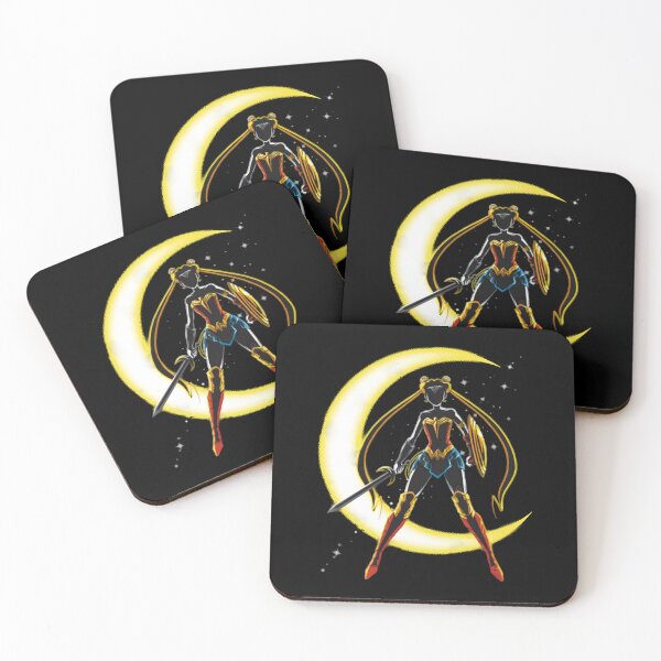 Item preview, Sailor Moon Wonder Woman Crossover Superhero Art designed and sold by ajengjung.