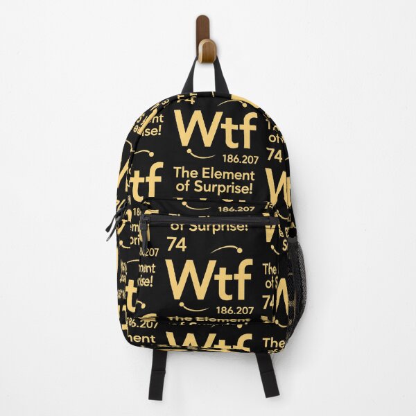Item preview, Wtf The Element of Surprise Funny Chemistry Science Periodic Table Graphic designed and sold by ZaDonShop.