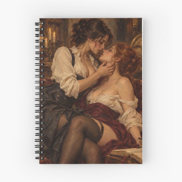 Item preview, Sapphic Dark Academia Romance — Candlelit Study designed and sold by Rouge Reverie Studio.