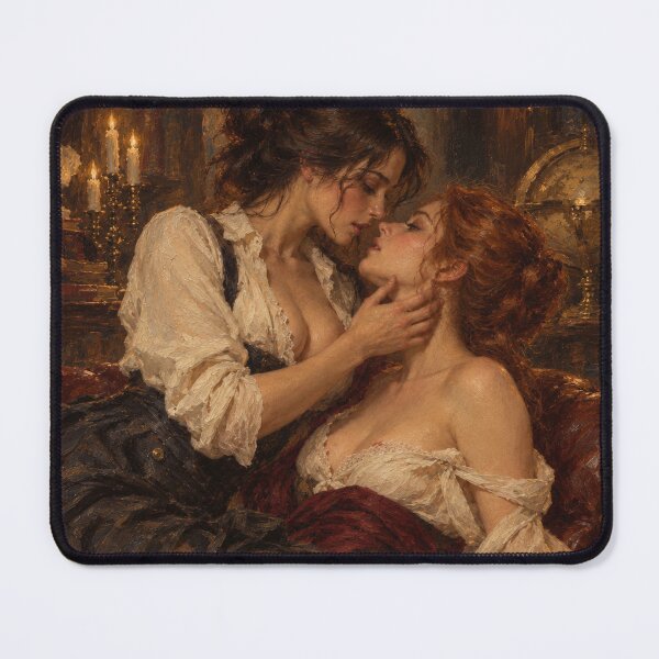 Item preview, Sapphic Dark Academia Romance — Candlelit Study designed and sold by Rouge Reverie Studio.