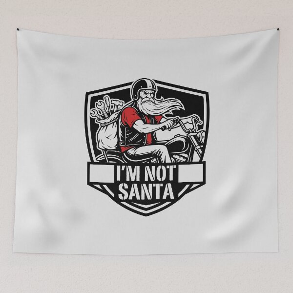 Item preview, I'm Not Santa Biker Mechanic Tools Motorcycle Christmas Graphic designed and sold by KiwiRider.