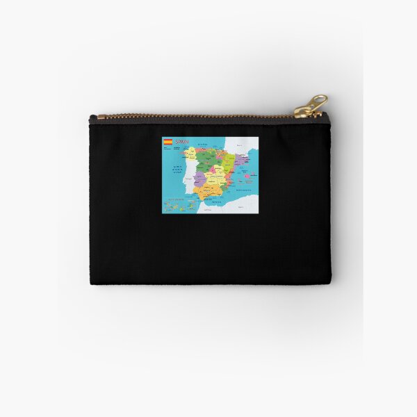 Item preview, Spain-Map-With-Regions-And-Main-Cities designed and sold by streibiweuberh.