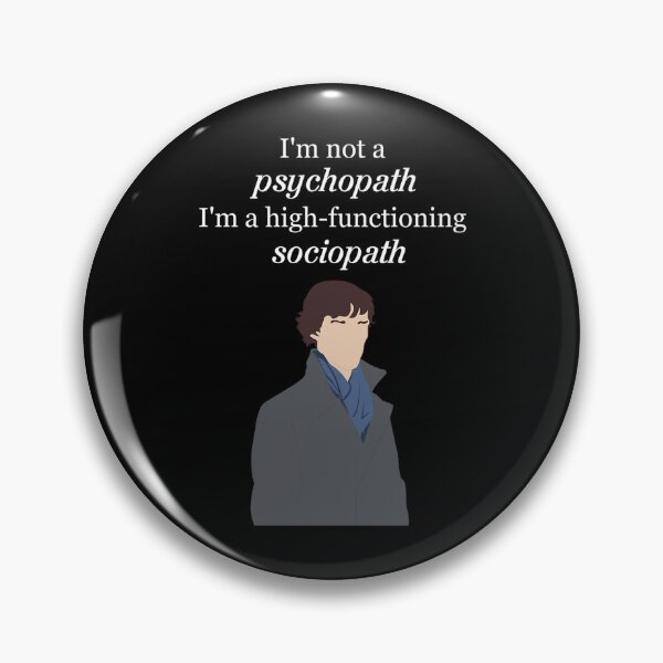 Item preview, Sherlock de la BBC: No soy un psicópata. designed and sold by Rowephoeniart.