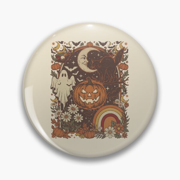 Item preview, Vintage Halloween Black Cat Ghost Pumpkin. #2 designed and sold by EunsooLee.